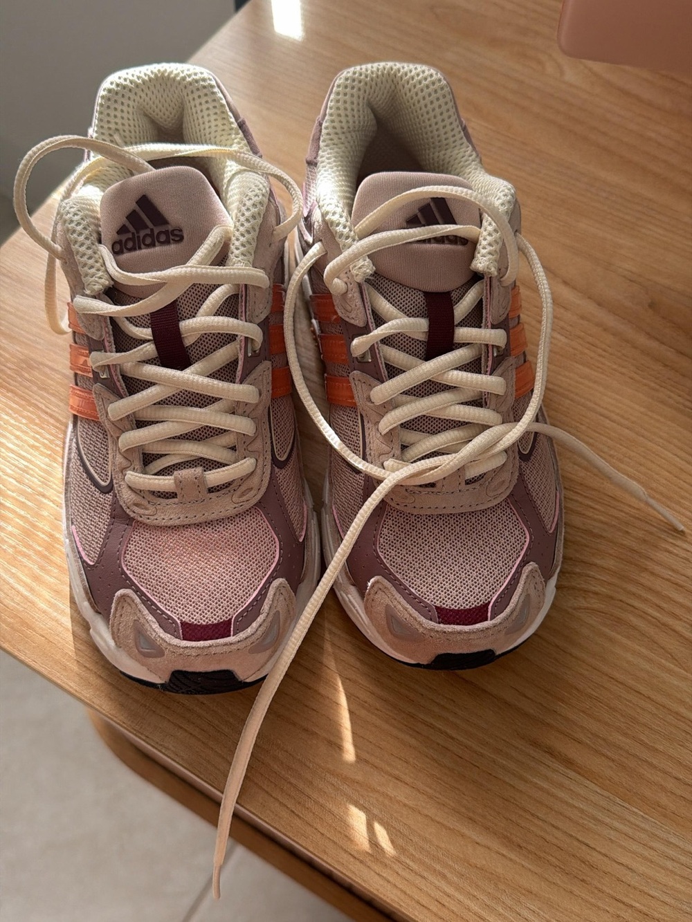 adidas Women's Pink, Peach & Cream Athletic Sneakers